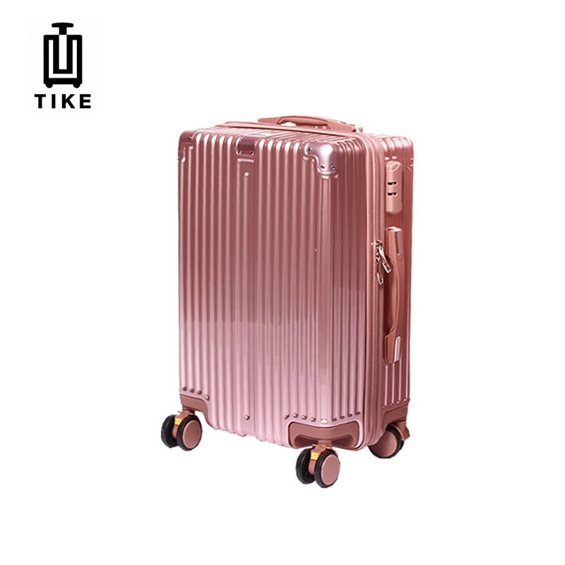 TIKE 003 Luggage 20 inches wheeled trolley case travel bag suitcaise PC material 360 degree universal wheel Lightweight and durable